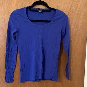 - 🔥3FOR$30🔥 Ralph Lauren blue/purple long sl…